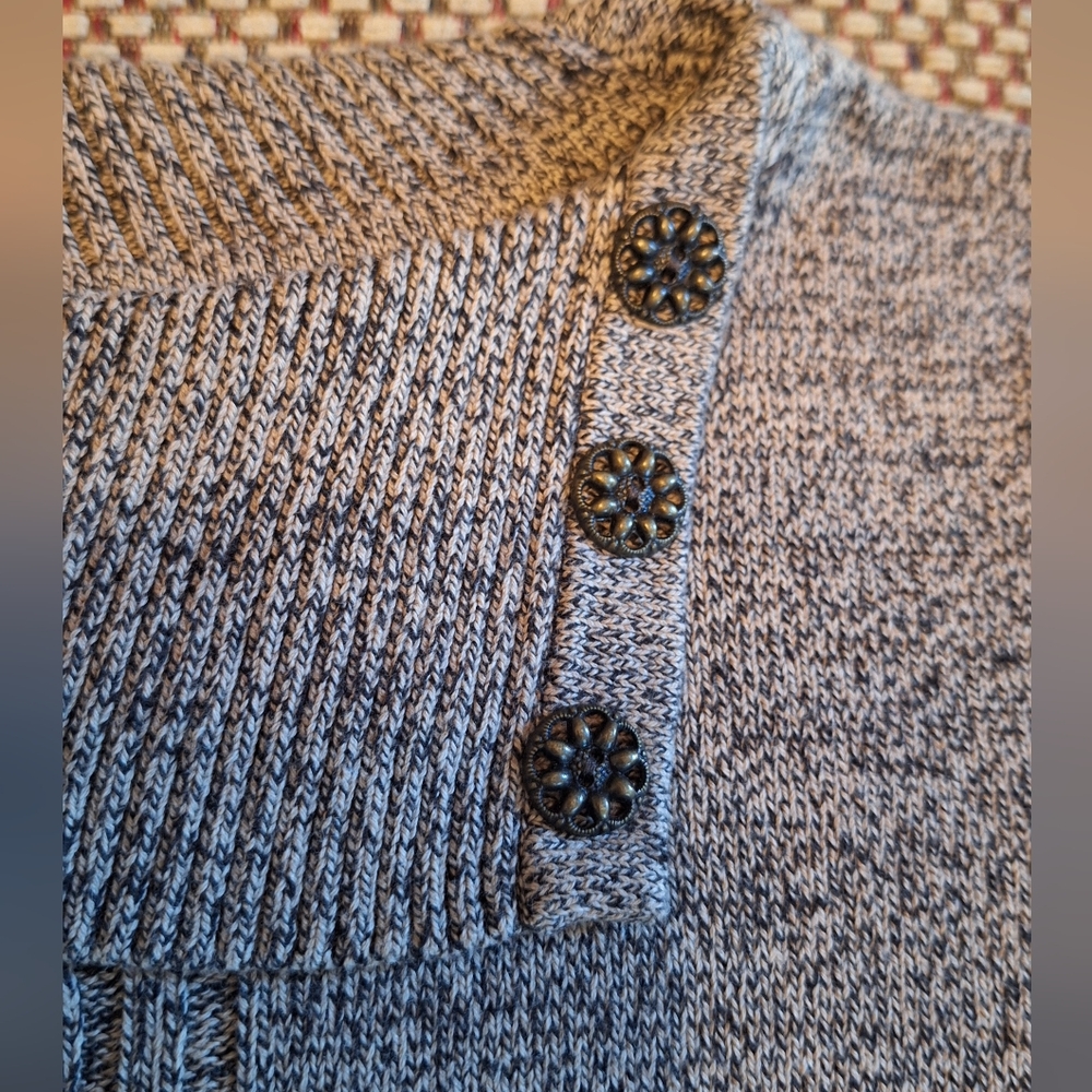 Christopher & Banks Taupe Cowl Neck Sweater - Picture 7 of 10